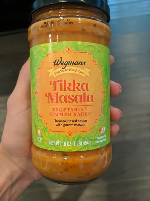 Wegmans Tikka Masala Vegetarian Simmer Sauce