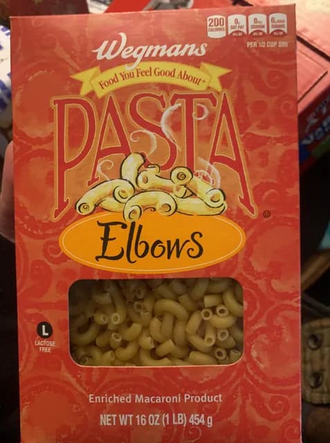 Wegmans Pasta Elbows Enriched Macaroni Product