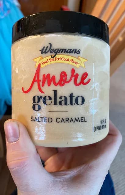 Wegmans Amore Gelato Salted Caramel