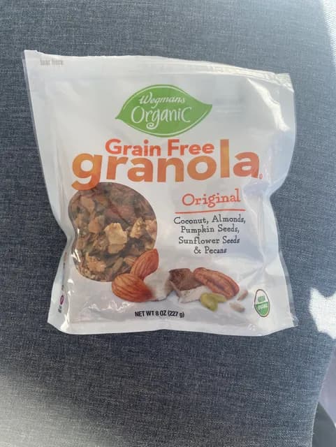 Wegmans Organic Grain Free Original Granola