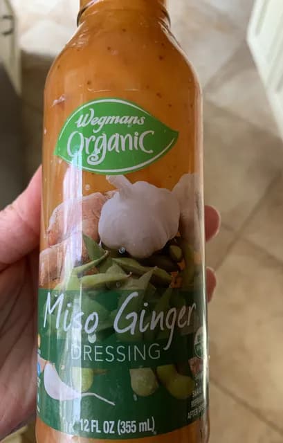 Wegmans Organic Miso Ginger Dressing