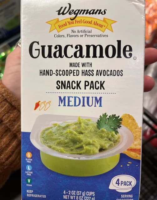 Wegmans Food You Feel Good About Medium Guacamole Snack