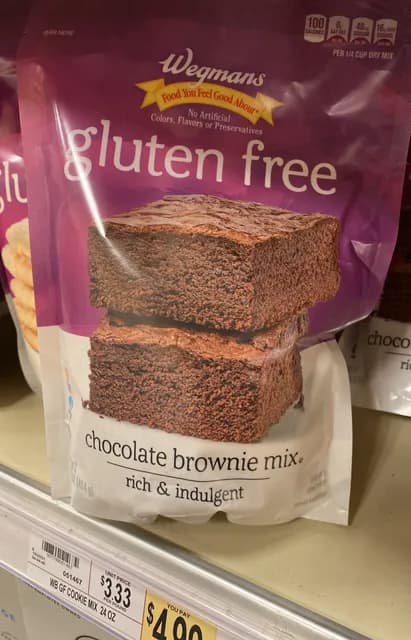 Wegmans Gluten Free Chocolate Brownie Mix