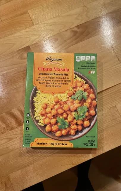 Wegmans Chana Masala With Basmati Turmeric Rice