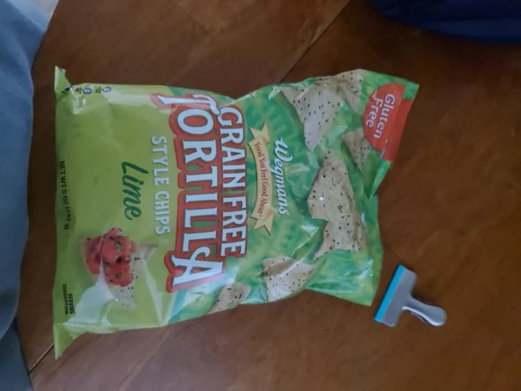 Wegmans Grain Free Tortilla Style Chips Lime