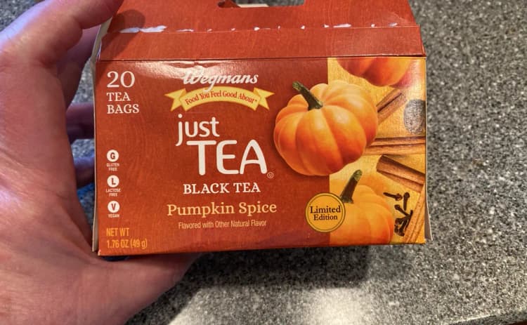 Wegmans Just Tea Pumpkin Spice Black Tea