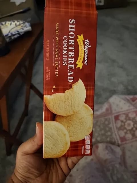 Wegmans Shortbread Cookies Made With Real Butter