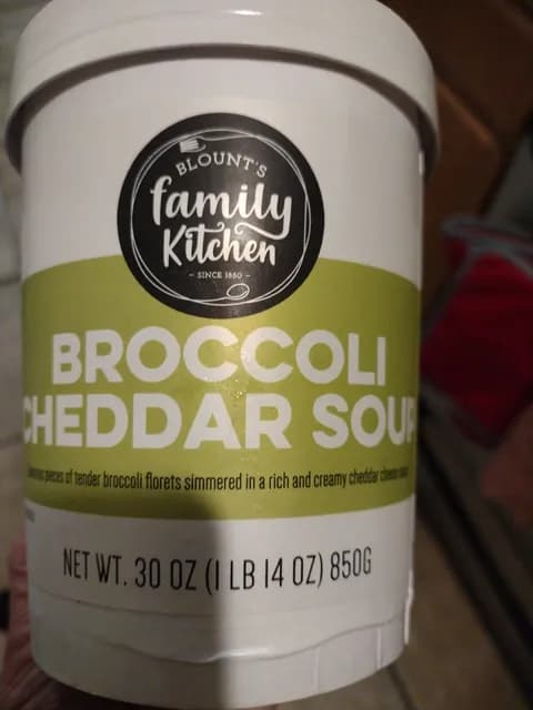 Blount'S Family Kitchen Broccoli Cheddar Soup