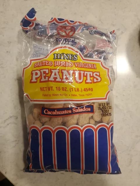 Hines Salted Jumbo Virginia Peanuts