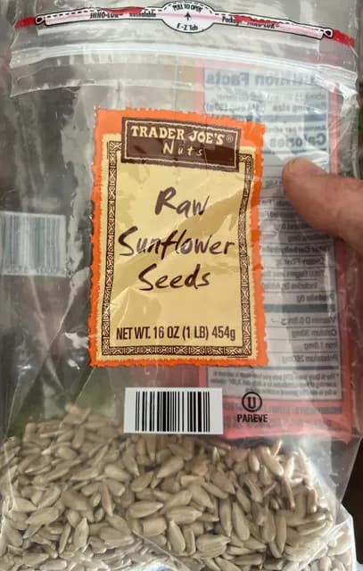 Trader Joe'S Nuts Raw Sunflower Seeds