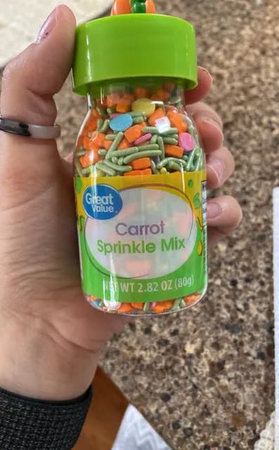 Great Value Carrot Sprinkle Mix