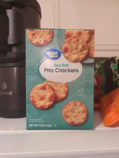 Great Value Sea Salt Pita Crackers