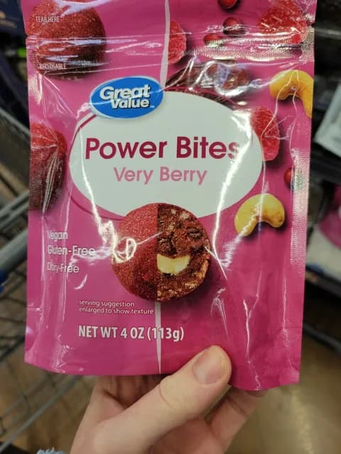Great Value Very Berry Power Bites
