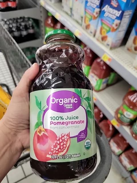 Great Value Organic 100% Pomegranate Juice From Concentrate