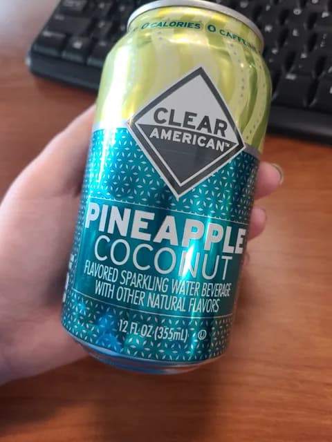 Clear American Pineapple Coconut Sparkling Water