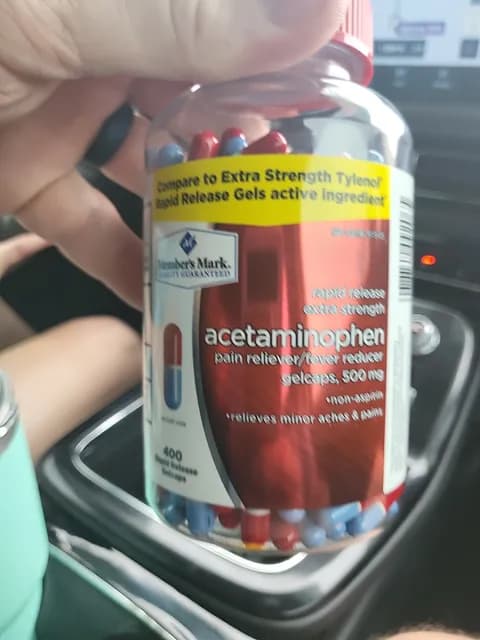 Member'S Mark Extra Strength Acetaminophen Rapid Release Gel Caps