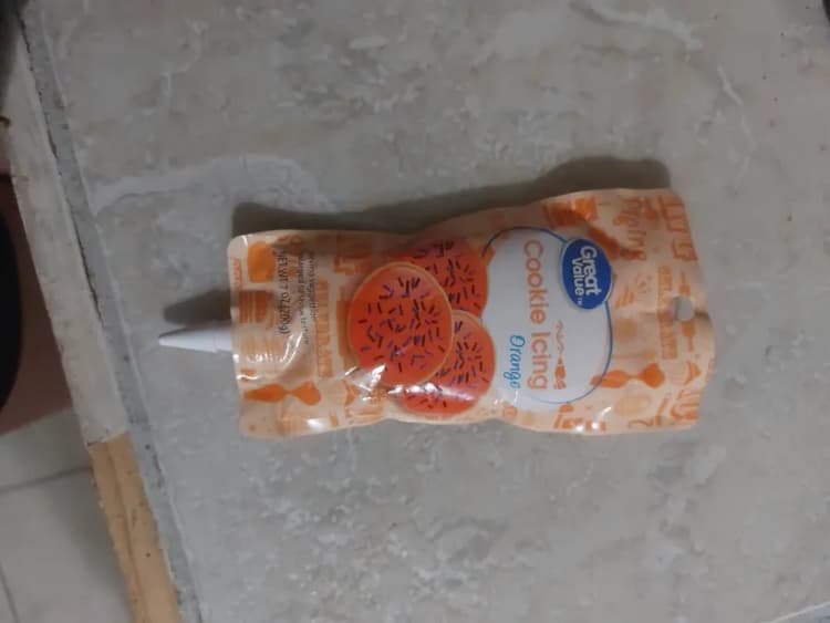 Great Value Cookie Icing Orange