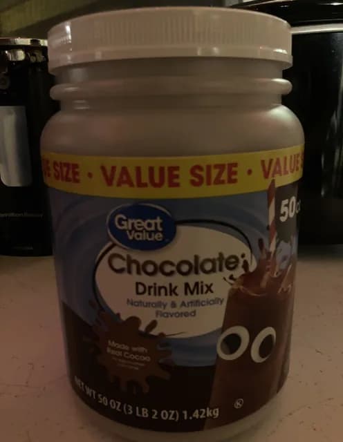 Great Value Chocolate Drink Mix