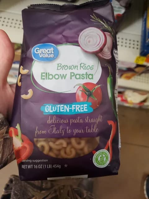 Great Value Brown Rice Elbow Pasta