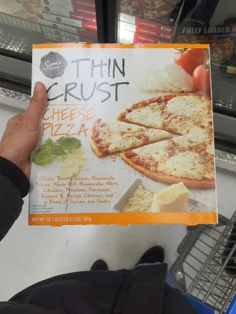 Sam'S Choice Thin Crust Cheese Pizza
