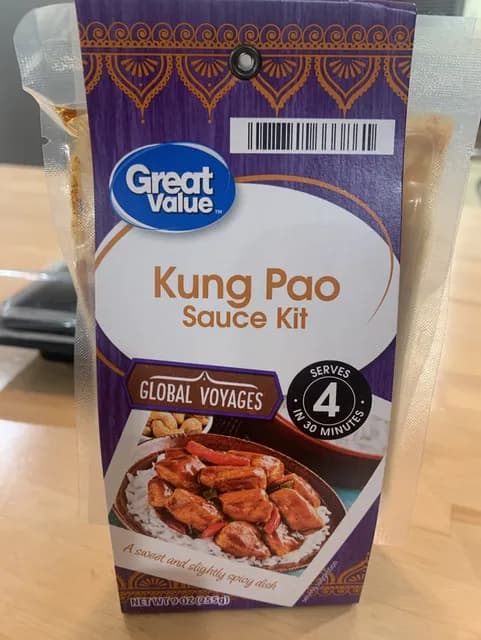 Great Value Kung Pao Sauce Kit