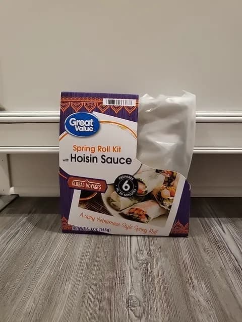 Great Value Spring Roll Kit With Hoisin Sauce