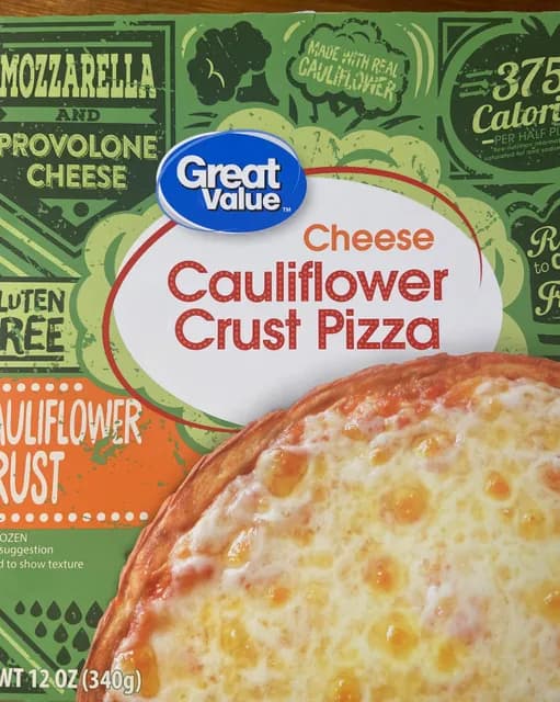 Great Value Cheese Cauliflower Crust Pizza