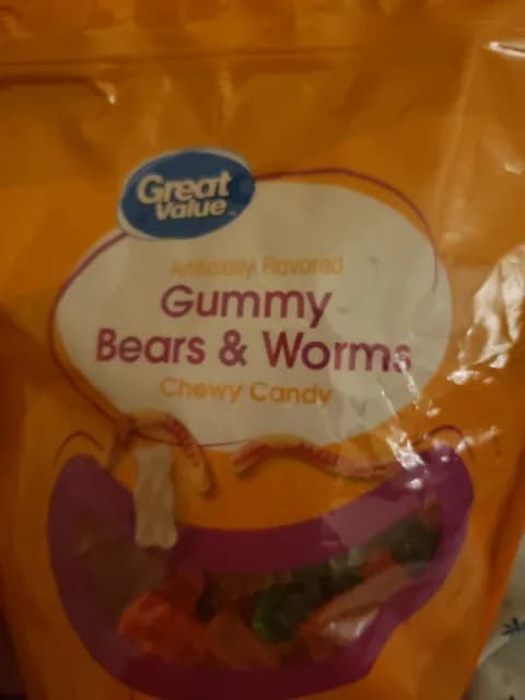 Great Value Gummy Bears & Worms Chewy Candy