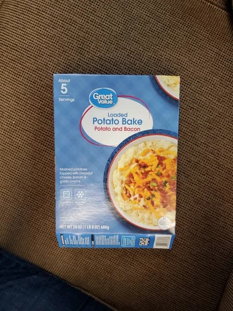 Great Value Loaded Potato Bake Potato And Bacon
