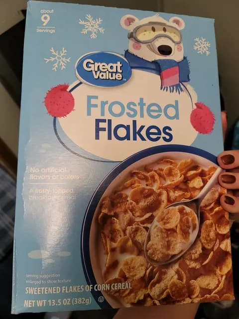 Great Value Frosted Flakes Corn Cereal