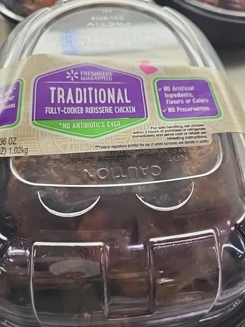 Freshness Guaranteed Traditional Fully-Cooked Rotisserie Chicken