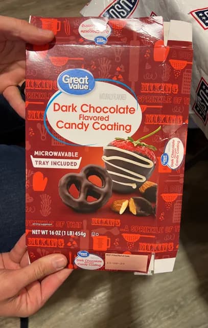 Great Value Dark Chocolate Flavored Candy Coating