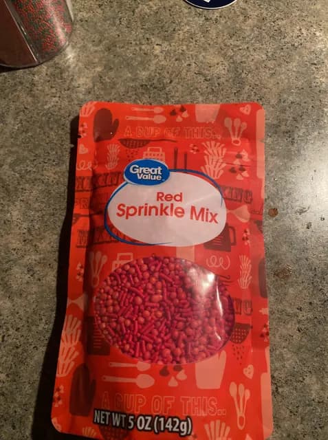 Great Value Red Sprinkle Mix