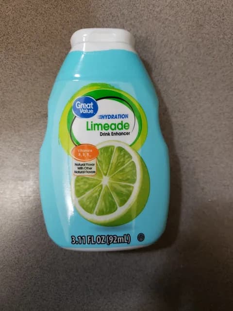 Great Value Hydration Limeade Drink Enhancer