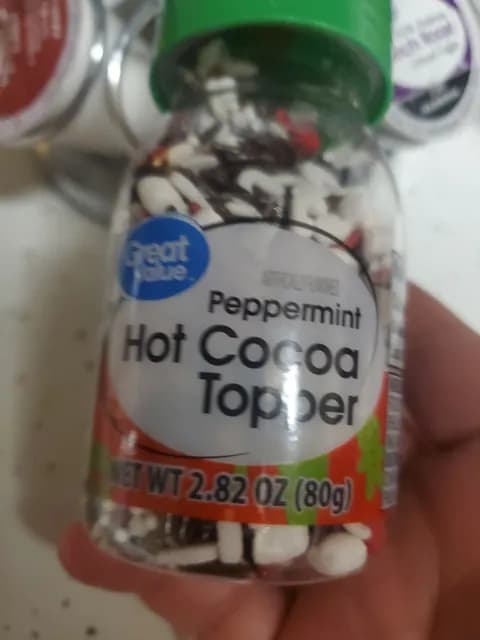 Great Value Peppermint Hot Cocoa Topper