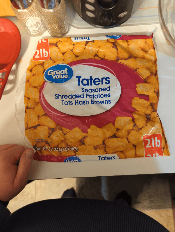 Great Value Taters Seasoned Shredded Potatoes