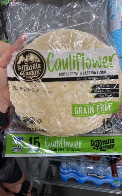 La Tortilla Factory Grain Free Cauliflower Tortillas With Cassava Flour