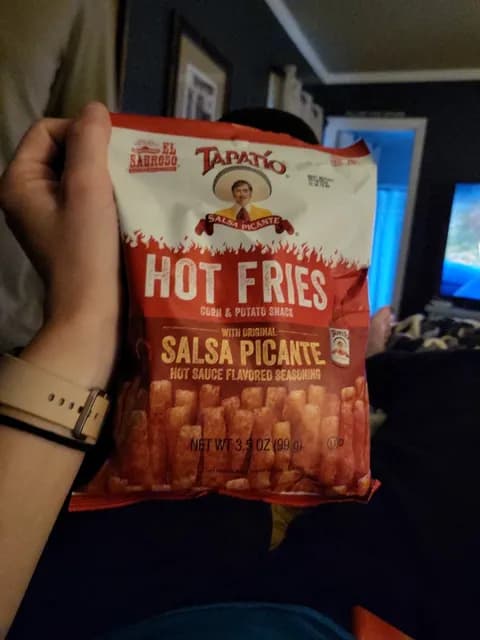 Tapatio Hot Fries Corn & Potato Snack With Original Salsa Picante Hot Sauce Flavored Seasoning
