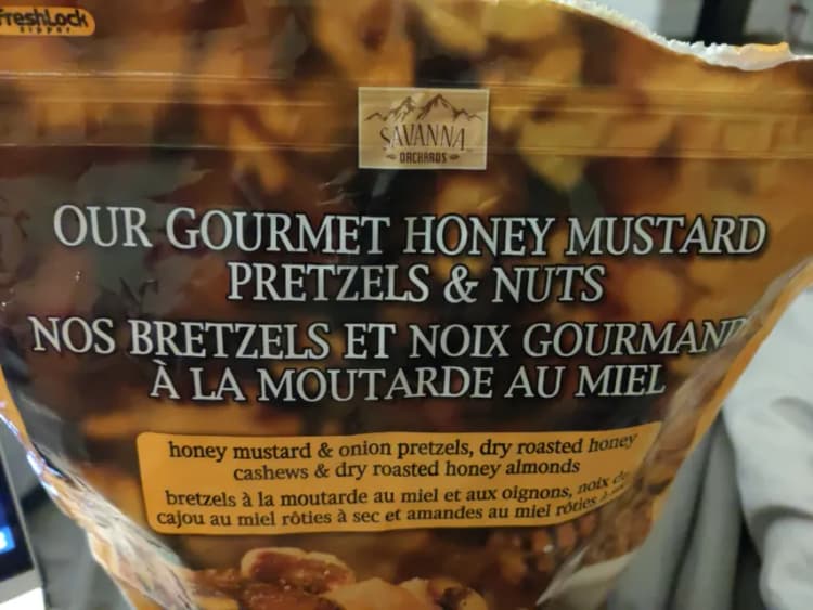 Savanna Orchards Our Gourmet Honey Mustard Pretzels & Nuts