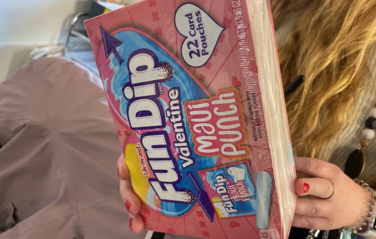 Lik-M-Aid Fun Dip Valentine Candy Maui Punch