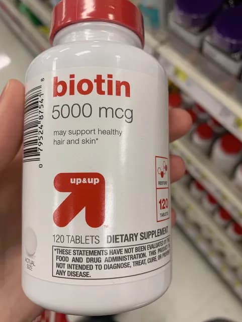 Up & Up Biotin 5000 Mcg