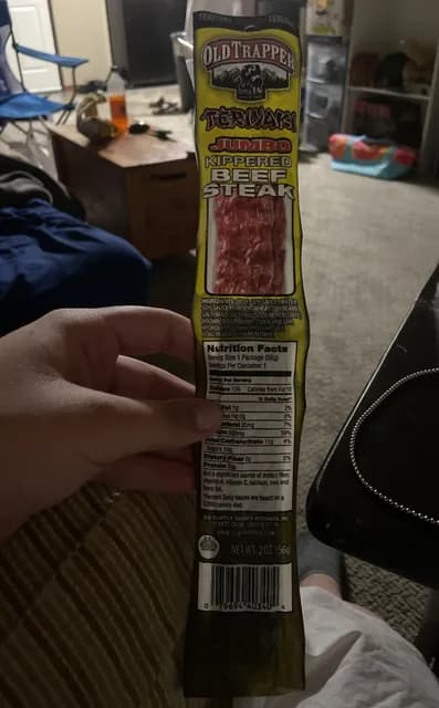 Old Trapper Jumbo Kippered Teriyaki Beef Steak