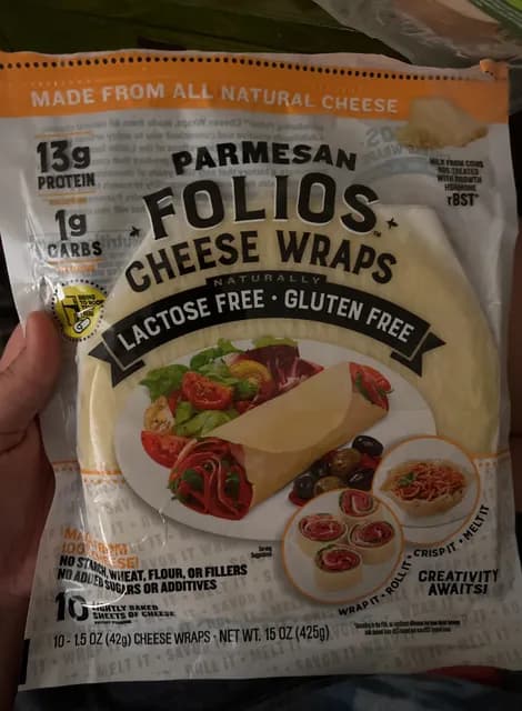 Lotito Parmesan Folios Cheese Wraps