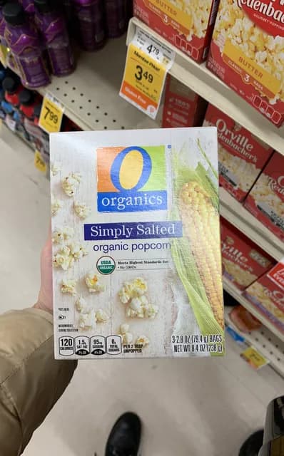 O Organics Simply Salted Organic Popcorn