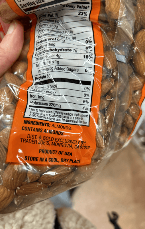 Trader Joe'S Nuts Raw Almonds