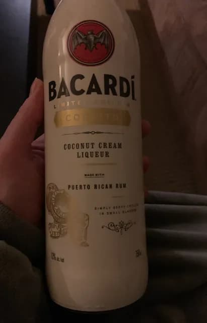 Bacardi Limited Edition Coquito Coconut Cream Liqueur
