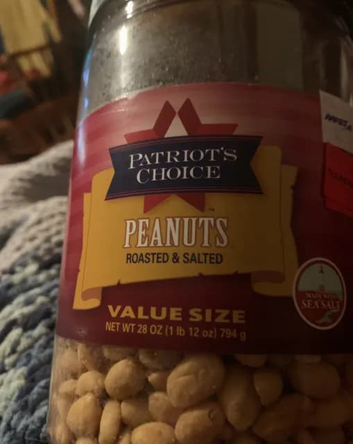 Patriot'S Choice Roasted & Salted Peanuts
