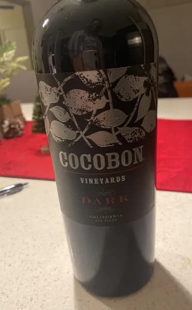 Cocobon Vineyards Dark California Red Blend Wine