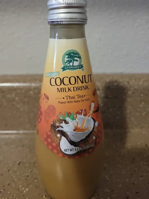 Evergreen Coconut Thai Tea Milk Drink