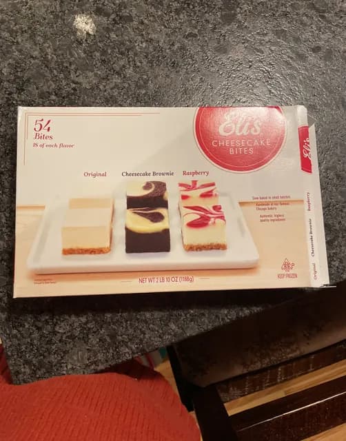 Eli'S Cheesecake Bites - Original, Cheesecake Brownie And Raspberry Flavors